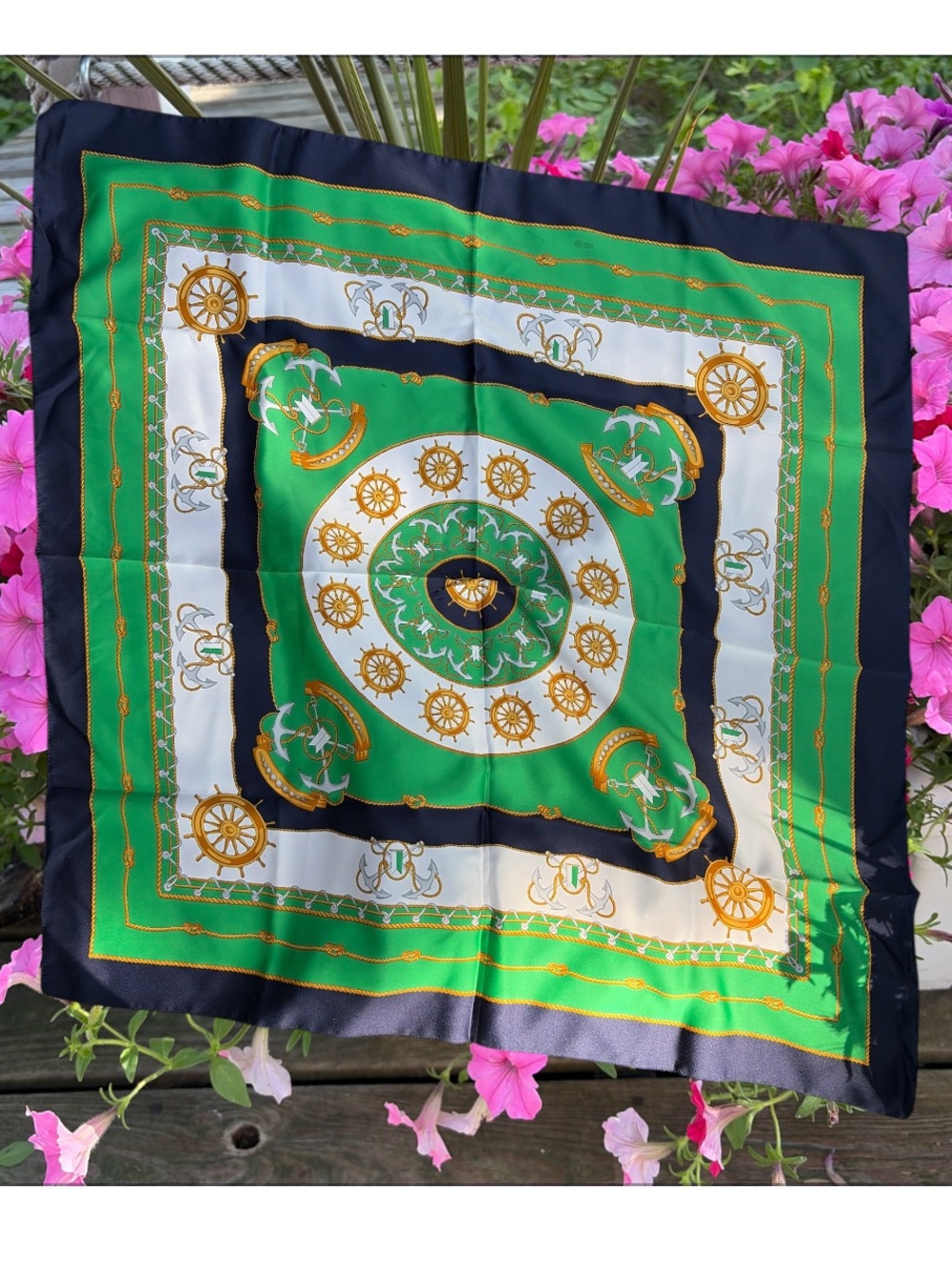 Source Unknown Green Scarf /Headscarf